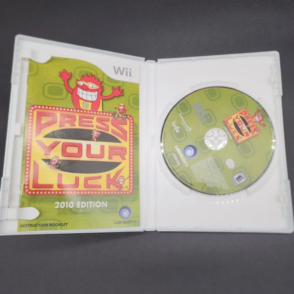 Nintendo Wii Games Press Your Luck 2010 Deal or No Deal Bundle Game Show Lot
